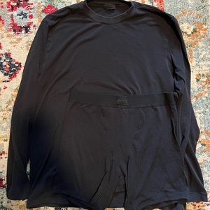 SKIMS boyfriend fit outfit